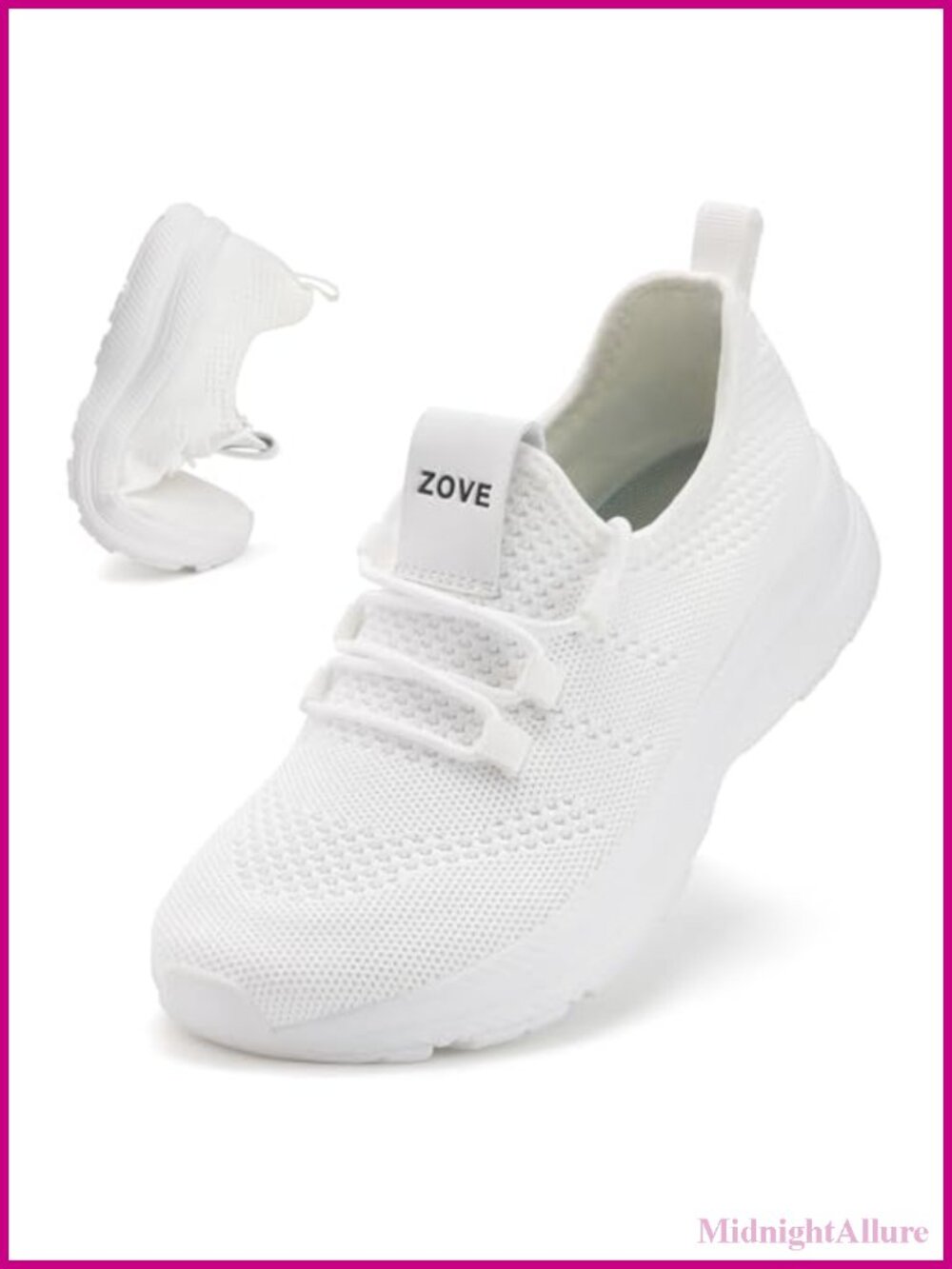 ZOVE Wide Width Sneakers Women Breathable Mesh Non-Slip Running Athletic Shoes